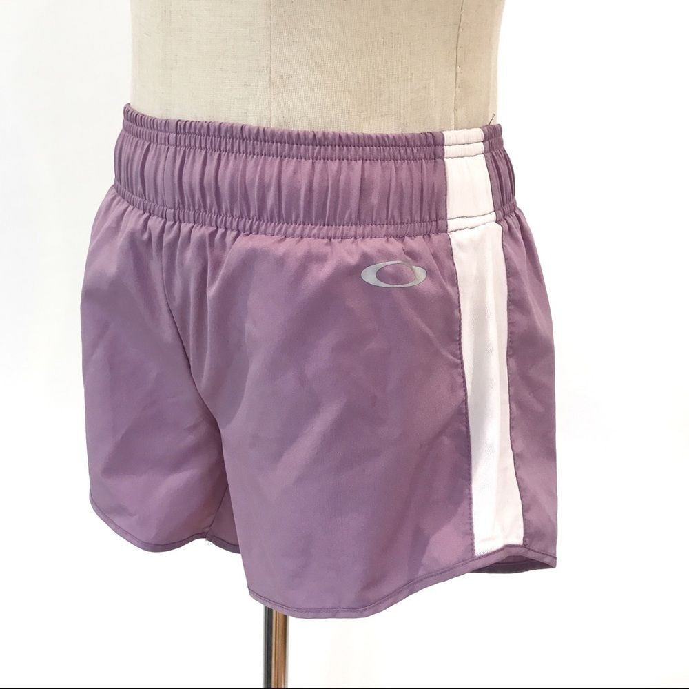 Oakley Women's Running Shorts Purple XS Active Athletic Sports Workout